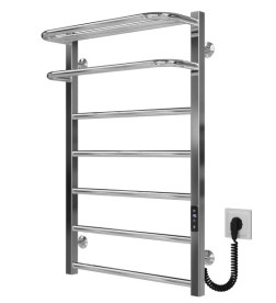 Сушарка для рушників електрична Deffi Lux Hotel П7 600х800 праве підключення JD04 хром A.LH.80.60.7.E.C.R.2