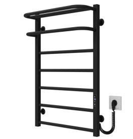 Сушарка для рушників електрична Deffi Lux Hotel П7 600х800 праве підключення JD04 чорний A.LH.80.60.7.E.B.R.2