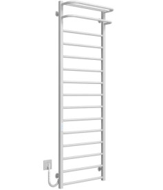 Электрический полотенцесушитель Deffi Lux Hotel П15 600х1600 левое подключение WD04 белый A.LH.160.60.15.E.W.L.4