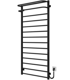 Электрический полотенцесушитель Deffi Lux Hotel П14 700х1500 правое подключение JD04 черный A.LH.150.70.14.E.B.R.2