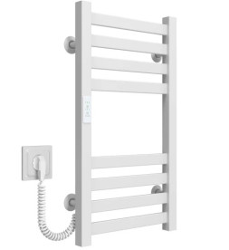 Электрический полотенцесушитель Deffi Magnus П8 200х600 левое подключение WD04 белый A.MA.60.20.8.E.W.L.4