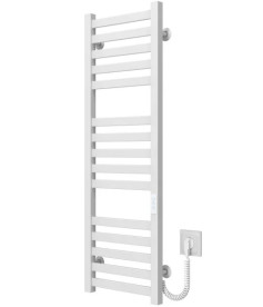 Электрический полотенцесушитель Deffi Magnus П15 200х1000 правое подключение WD04 белый A.MA.100.20.15.E.W.R.4
