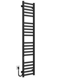 Электрический полотенцесушитель Deffi Magnus П20 200х1600 левое подключение JD04 черный A.MA.160.20.20.E.B.L.2