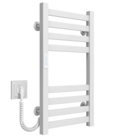 Електрична сушарка для рушників Deffi Magnus П8 300х600 ліве підключення WD04 білий A.MA.60.30.8.E.W.L.4