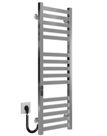 Электрический полотенцесушитель Deffi Magnus П15 300х1000 левое подключение JD04 хром A.MA.100.30.15.E.C.L.2