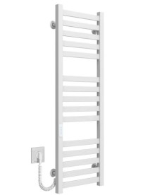 Електрична сушарка для рушників Deffi Magnus П15 300х1000 ліве підключення WD04 білий A.MA.100.30.15.E.W.L.4