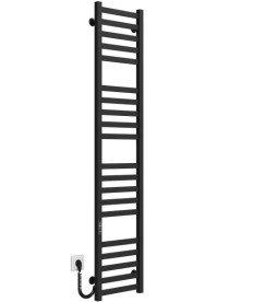 Электрический полотенцесушитель Deffi Magnus П20 300х1600 левое подключение JD04 черный A.MA.160.30.20.E.B.L.2