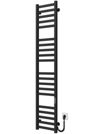 Електрична сушарка для рушників Deffi Magnus П20 300х1600 праве підключення JD04 чорний A.MA.160.30.20.E.B.R.2