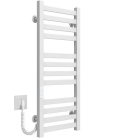 Электрический полотенцесушитель Deffi Magnus П12 400х800 левое подключение WD04 белый A.MA.80.40.12.E.W.L.4