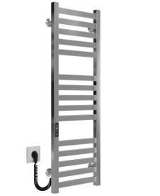 Электрический полотенцесушитель Deffi Magnus П15 400х1000 левое подключение JD04 хром A.MA.100.40.15.E.C.L.2