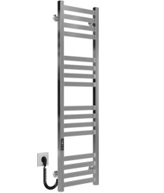 Электрический полотенцесушитель Deffi Magnus П16 400х1200 левое подключение JD04 хром A.MA.120.40.16.E.C.L.2