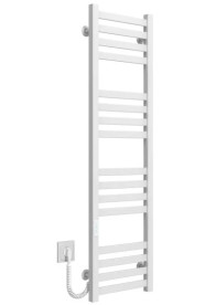 Электрический полотенцесушитель Deffi Magnus П16 400х1200 левое подключение WD04 белый A.MA.120.40.16.E.W.L.4