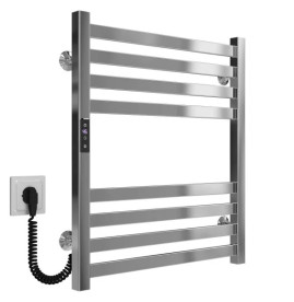 Електрична сушарка для рушників Deffi Magnus П8 500х600 ліве підключення JD04 хром A.MA.60.50.8.E.C.L.2