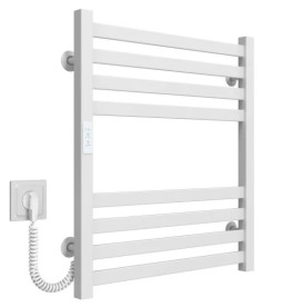 Электрический полотенцесушитель Deffi Magnus П8 500х600 правое подключение WD04 белый A.MA.60.50.8.E.W.R.4
