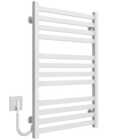 Електрична сушарка для рушників Deffi Magnus П12 500х800 ліве підключення WD04 білий A.MA.80.50.12.E.W.L.4