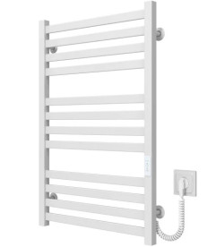 Електрична сушарка для рушників Deffi Magnus П12 600х800 праве підключення WD04 білий A.MA.80.60.12.E.W.R.4