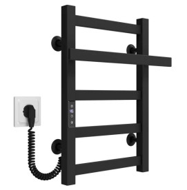 Электрический полотенцесушитель Deffi Nicolе П5 300х500 левое подключение JD04 черный A.NI.50.30.5.E.B.L.2