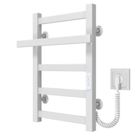 Електрична сушарка для рушників Deffi Nicolе П5 300х500 праве підключення WD04 білий A.NI.50.30.5.E.W.R.4