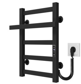 Электрический полотенцесушитель Deffi Nicolе П5 300х500 правое подключение JD04 черный A.NI.50.30.5.E.B.R.2