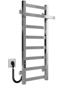 Электрический полотенцесушитель Deffi Nicolе П8 300х800 левое подключение JD04 хром A.NI.80.30.8.E.C.L.2