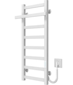 Электрический полотенцесушитель Deffi Nicolе П8 300х800 правое подключение WD04 белый A.NI.80.30.8.E.W.R.4
