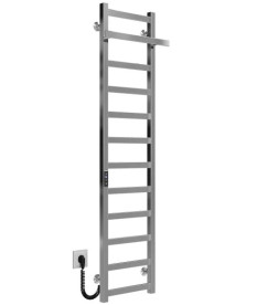 Електрична сушарка для рушників Deffi Nicole П12 300х1400 ліве підключення JD04 хром A.NI.140.30.12.E.C.L.2