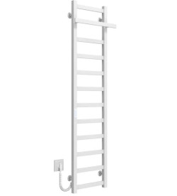 Електрична сушарка для рушників Deffi Nicole П12 300х1400 ліве підключення WD04 білий A.NI.140.30.12.E.W.L.4