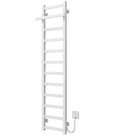 Электрический полотенцесушитель Deffi Nicolе П12 300х1400 правое подключение WD04 белый A.NI.140.30.12.E.W.R.4