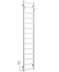 Электрический полотенцесушитель Deffi Nicolе П14 300х1600 левое подключение WD04 белый A.NI.160.30.14.E.W.L.4