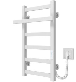 Електрична сушарка для рушників Deffi Nicolе П6 400х600 праве підключення WD04 білий A.NI.60.40.6.E.W.R.4