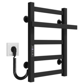 Электрический полотенцесушитель Deffi Nicolе П5 400х500 левое подключение JD04 черный A.NI.50.40.5.E.B.L.2