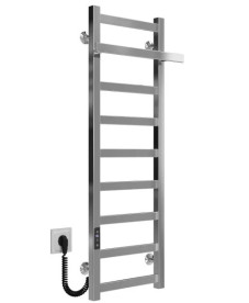 Электрический полотенцесушитель Deffi Nicolе П9 400х1000 левое подключение JD04 хром A.NI.100.40.9.E.C.L.4