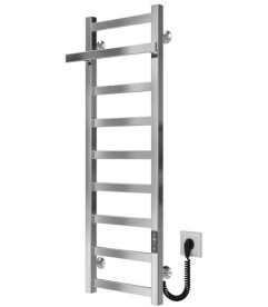 Электрический полотенцесушитель Deffi Nicolе П9 400х1000 правое подключение JD04 хром A.NI.100.40.9.E.C.R.4