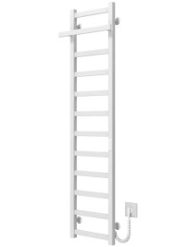 Електрична сушарка для рушників Deffi Nicole П12 400х1400 правильне підключення WD04 білий A.NI.140.40.12.E.W.R.4