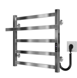 Електрична сушарка для рушників Deffi Nicolе П5 500х500 праве підключення JD04 хром A.NI.50.50.5.E.C.R.2