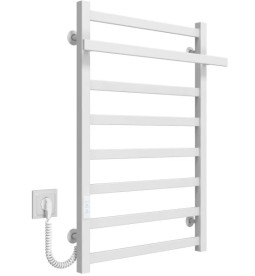 Електричний сушарка для рушників Deffi Nicole П8 500х800 ліве підключення WD04 білий A.NI.80.50.8.E.W.L.4