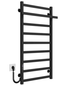 Электрический полотенцесушитель Deffi Nicolе П9 500х1000 левое подключение JD04 черный A.NI.100.50.9.E.B.L.2