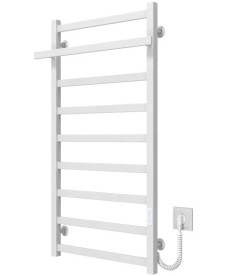 Электрический полотенцесушитель Deffi Nicolе П9 500х1000 правое подключение WD04 белый A.NI.100.50.9.E.W.R.4