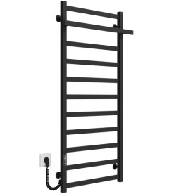 Электрический полотенцесушитель Deffi Nicolе П11 500х1200 левое подключение JD04 черный A.NI.120.50.11.E.B.L.2