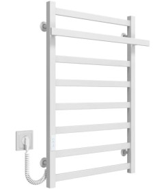 Електрична сушарка для рушників Deffi Nicolе П8 500х800 ліве підключення WD04 білий B.NI.80.50.8.E.W.L.4