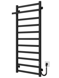 Электрический полотенцесушитель Deffi Nicolе П11 500х1200 правое подключение JD04 черный B.NI.120.50.11.E.B.R.2