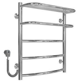 Электрический полотенцесушитель Deffi Отель П5 400х600 левое подключение хром C.OD.60.40.5.E.C.L.5