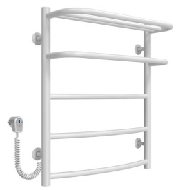 Электрический полотенцесушитель Deffi Отель П5 400х600 левое подключение белый C.OD.60.40.5.E.W.L.5