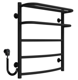 Электрический полотенцесушитель Deffi Отель П5 400х600 левое подключение черный C.OD.60.40.5.E.B.L.5