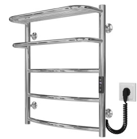 Электрический полотенцесушитель Deffi Отель П5 400х600 правое подключение JD03 хром C.OD.60.40.5.E.C.R.1