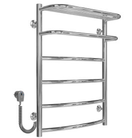 Электрический полотенцесушитель Deffi Отель П6 400х700 левое подключение хром C.OD.70.40.6.E.C.L.5