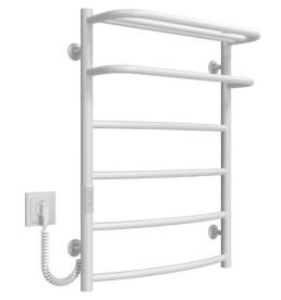 Електрична сушарка для рушників Deffi Готель П6 400х700 ліве підключення WD03 білий C.OD.70.40.6.E.W.L.3