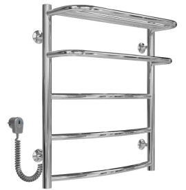 Электрический полотенцесушитель Deffi Отель П5 500х600 левое подключение хром C.OD.60.50.5.E.C.L.5