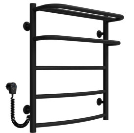 Електрична сушарка для рушників Deffi Готель П5 500х600 ліве підключення чорний C.OD.60.50.5.E.B.L.5