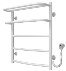 Електрична сушарка для рушників Deffi Готель П5 500х600 праве підключення білий C.OD.60.50.5.E.W.R.5